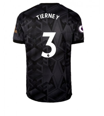 Arsenal Kieran Tierney #3 Bortedrakt 2022-23 Kortermet